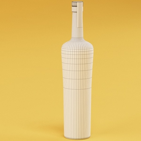 3d alcohol bottles details - HQ Details vol.01 Alcohol Bottles by hq_models_group