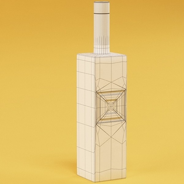 3d alcohol bottles details - HQ Details vol.01 Alcohol Bottles by hq_models_group