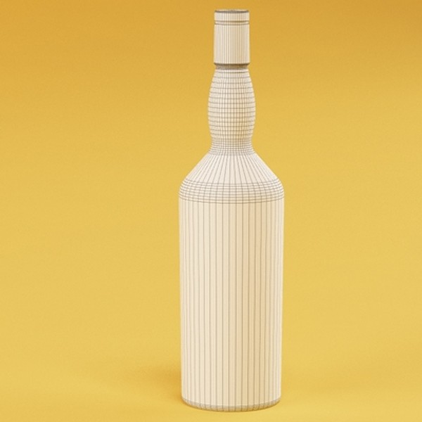 3d alcohol bottles details - HQ Details vol.01 Alcohol Bottles by hq_models_group