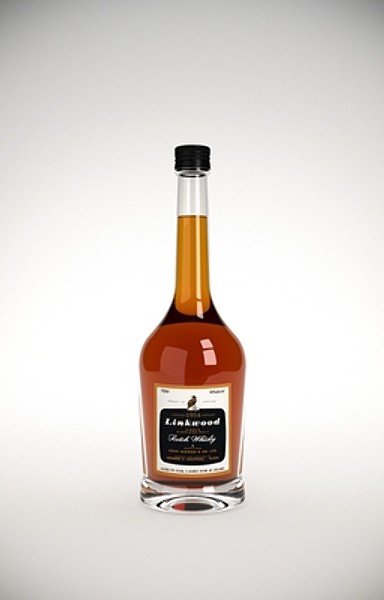 3d alcohol bottles details - HQ Details vol.01 Alcohol Bottles by hq_models_group