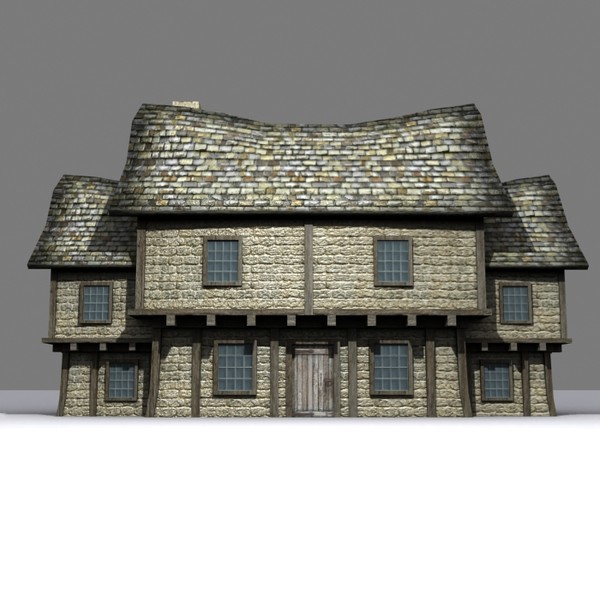 big medieval fantasy house max - Low Poly Big Medieval Fantasy House by Game Model Creations