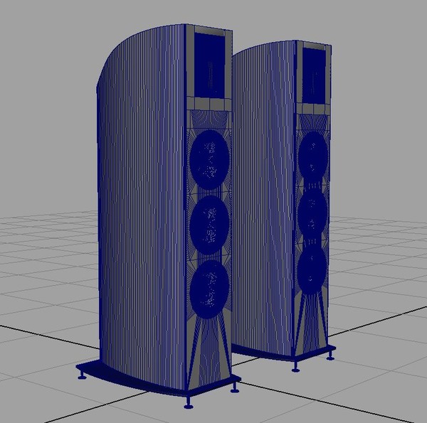 floor speakers max - Floor Speaker 001 by rlsmodel