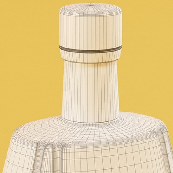 3d alcohol bottles details - HQ Details vol.01 Alcohol Bottles by hq_models_group