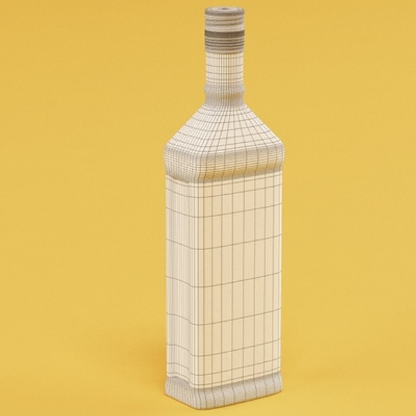 3d alcohol bottles details - HQ Details vol.01 Alcohol Bottles by hq_models_group