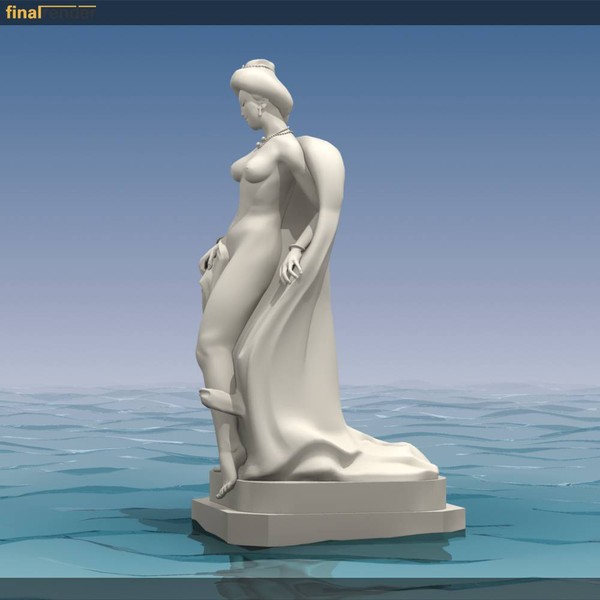 max yang beautiful women - Yang Guifei - statue by VirtualWax