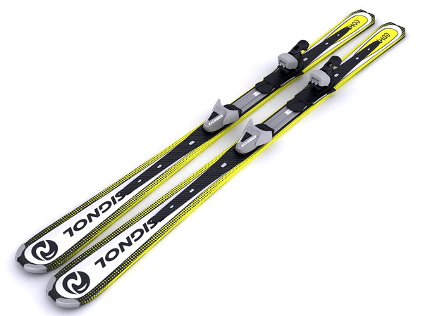 3d rossignol skis alpine model - Rossignol Alpine Skis by Tornado Studio
