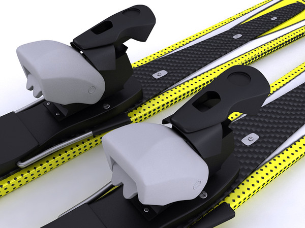 3d rossignol skis alpine model - Rossignol Alpine Skis by Tornado Studio