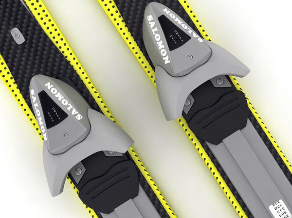 3d rossignol skis alpine model - Rossignol Alpine Skis by Tornado Studio