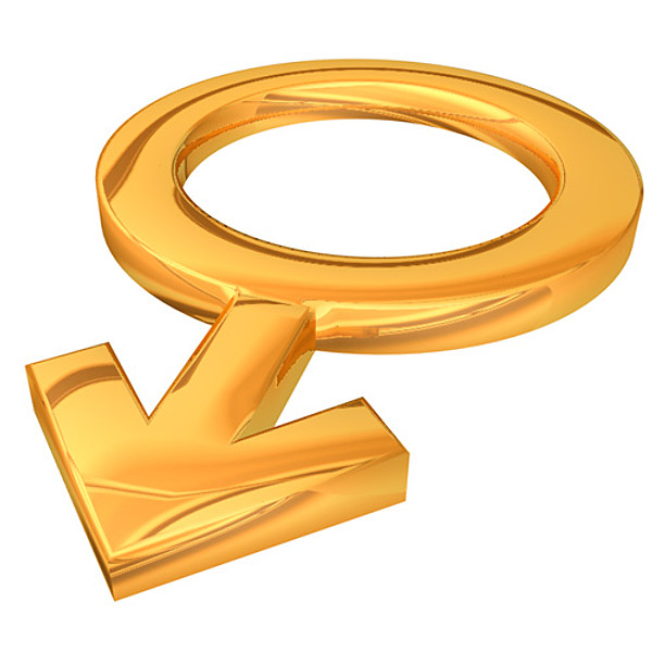 3d male symbol - Male Symbol by NesAn Studio