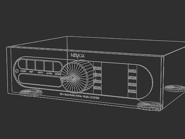 3d model amplifier 02 - AMPLIFIER_02 by PolygonFly