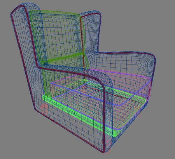 baxter - bergere 3d model - Baxter - Bergere.rar by kupfer