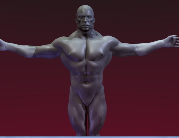 3dsmax muscular male - Bodybuilder by demoncio