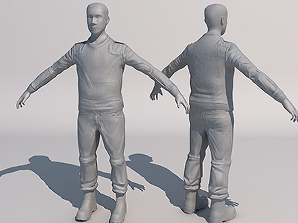 3d model military officer - Officer 01 by Pinelas