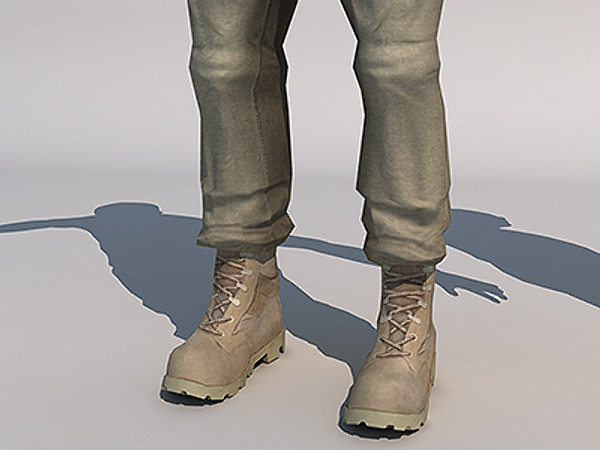 3d model military officer - Officer 01 by Pinelas