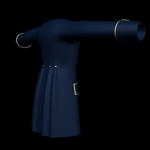 free 3ds model navy coat - Navy Coat by mostlysquare
