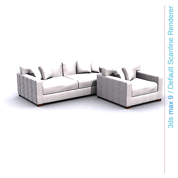 3dsmax modern architectural set - set 01 by lajhar