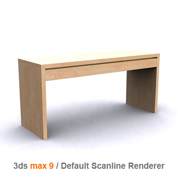 bed ikea malm furnitures 3d max - Malm 8 piece furniture set by lajhar
