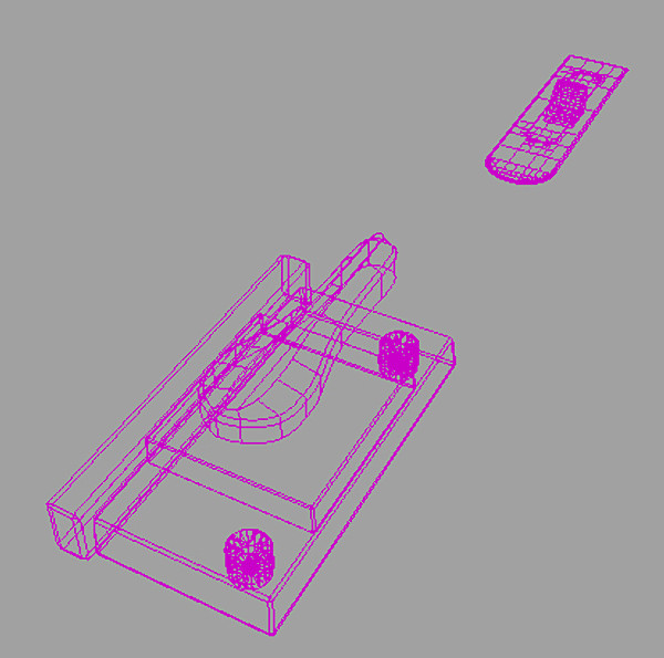 3d window cam latch model - Window Cam & Latch by ArtboySHF