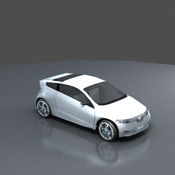 3ds max honda civic type r - Honda Civic Type R - Low Poly by arch9