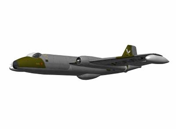 3d model english electric canberra b - English Electric Canberra B(I)6 by pbratt