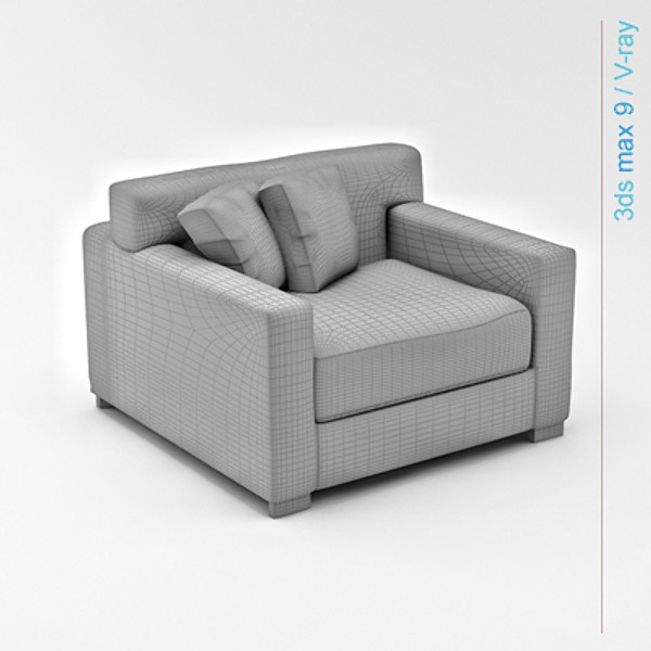 3ds max modern architectural - chair 01... by Lajhar 