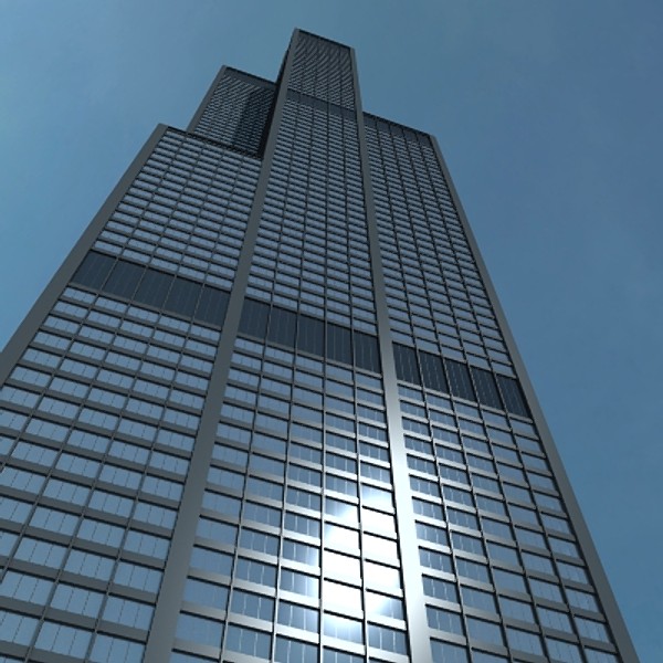 3ds max sears tower - Sears Tower by thinice