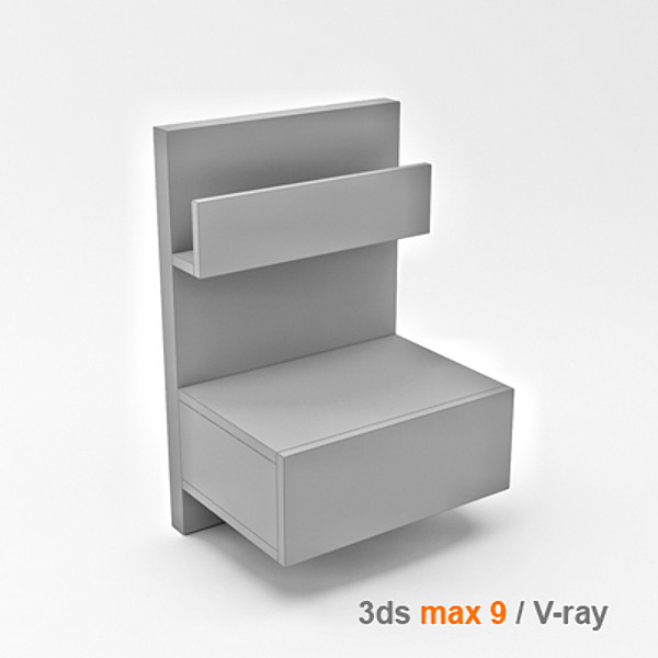 bed ikea malm furnitures 3d max - Malm 8 piece furniture set by lajhar