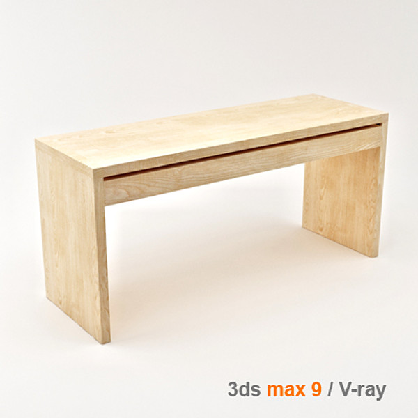 bed ikea malm furnitures 3d max - Malm 8 piece furniture set by lajhar