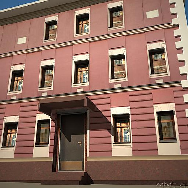 3ds building games - Building traditional style low poly by sabah_au
