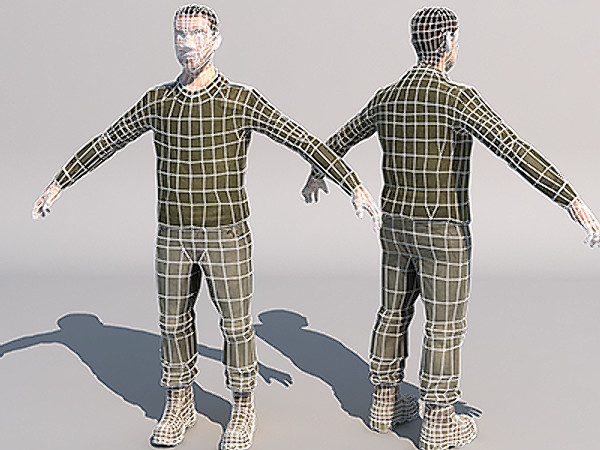 3d model military officer - Officer 01 by Pinelas