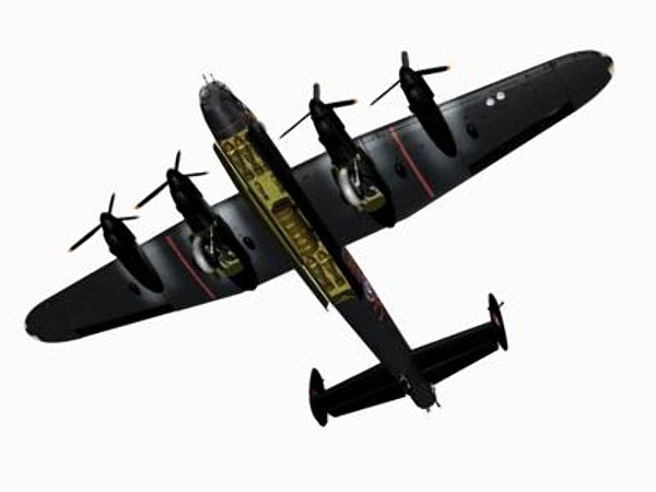 3d model avro lancaster bomber - Avro Lancaster B1 by pbratt