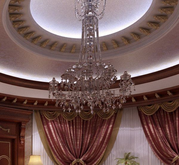 3d model classical private palace - Private palace_ sitting area by 3d_classic