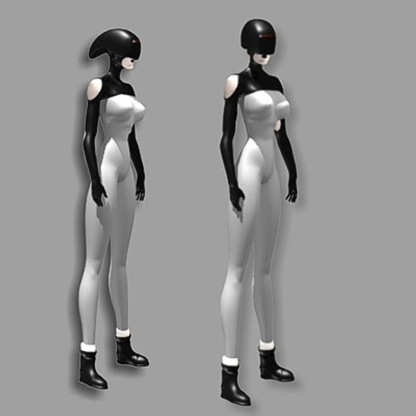 3d female superhero character model - SuperGirl v.01 by Marcin Kurczewski