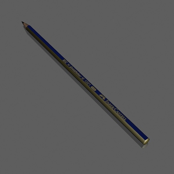 3d pencil model - Pencil by mostlysquare