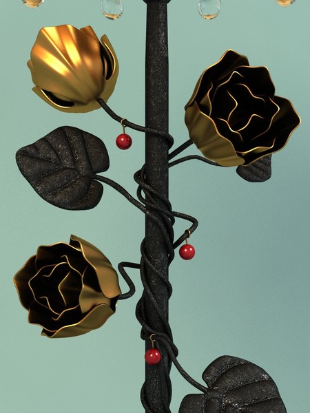 sigma lamp floor 3d model - Sigma_lampaFloor.zip by kupfer