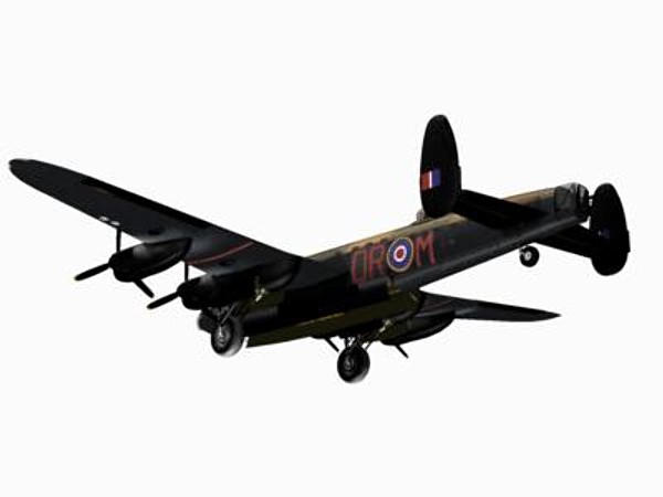 3d model avro lancaster bomber - Avro Lancaster B1 by pbratt