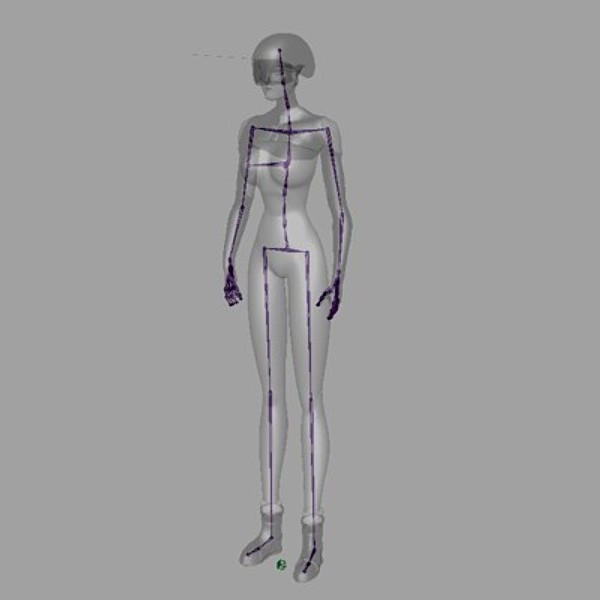 3d female superhero character model - SuperGirl v.01 by Marcin Kurczewski