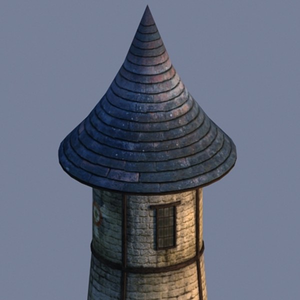 3ds max wizard tower - Wizard Tower by Peter Zk