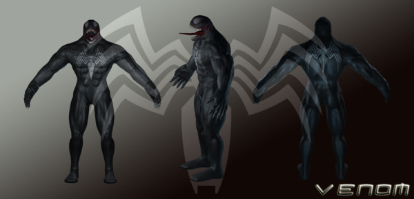 venom rigged 3d model - Venom by studio Lab