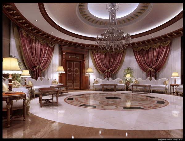 3d model classical private palace - Private palace_ sitting area by 3d_classic