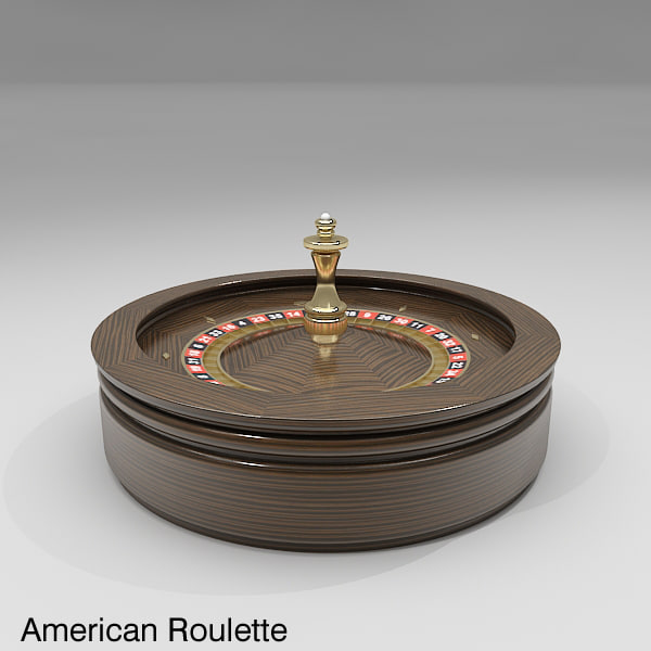 3d model roulette wheel 3 american - Roulette Wheel 3 (American and European) by fuuuuuu