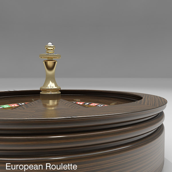 3d model roulette wheel 3 american - Roulette Wheel 3 (American and European) by fuuuuuu