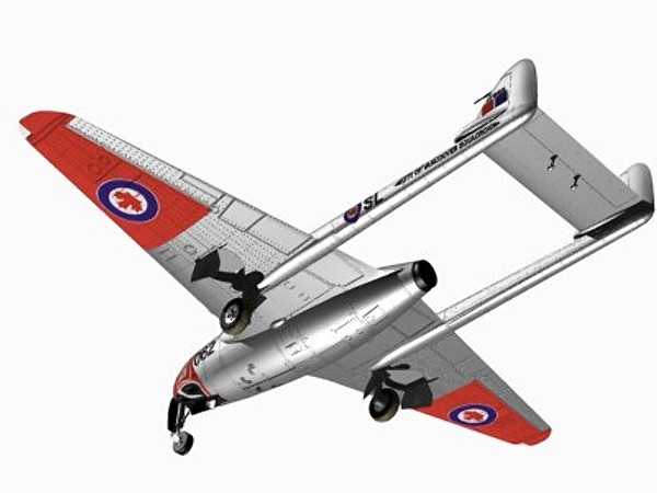 havilland vampire jet fighter lwo - De Havilland Vampire F3 by pbratt