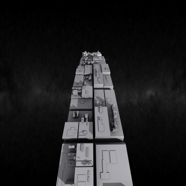 halo space station 3d max - Space Station by Game Model Creations
