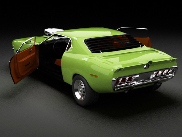 3d plymouth road runner - Plymouth Road Runner by fabelar