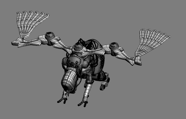 3d max mech - Angel by dentonvanzan