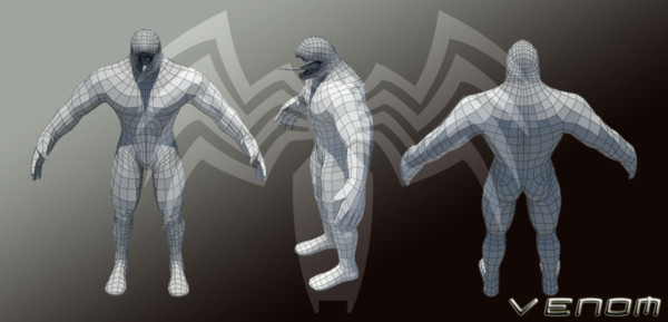venom rigged 3d model - Venom by studio Lab