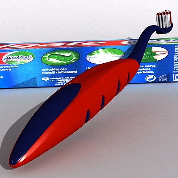 3ds max realistic toothbrush - Toothbrush by fabelar