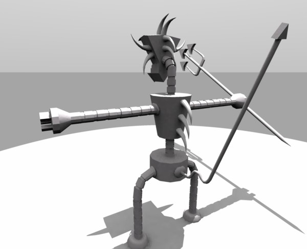 robot enemy 3ds free - RobotDevil by fusedgore