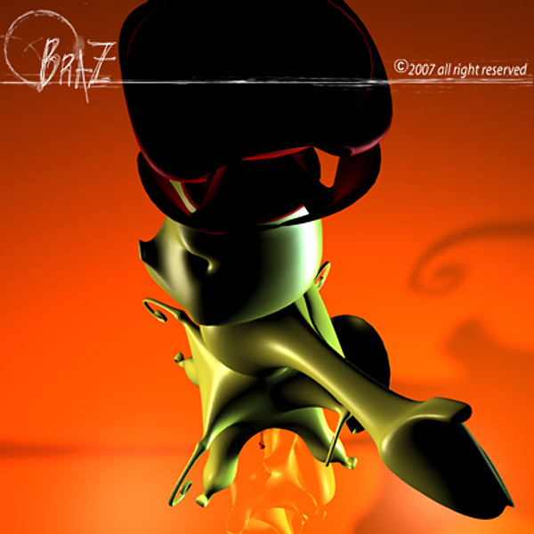 3d model spinning - Spinning top by BraZ